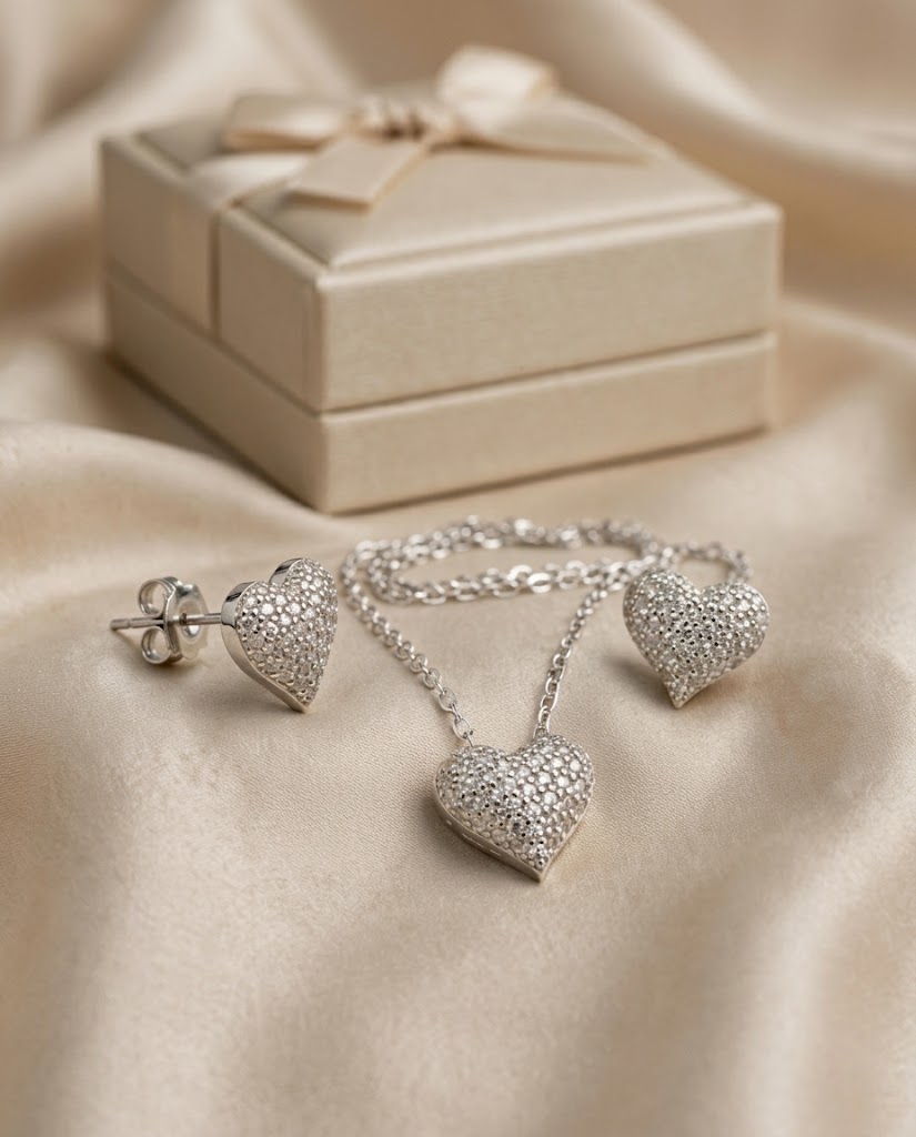 Set Romance Absoluto en plata 925 — MARDAN JOYAS